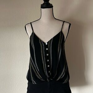 Striped Crop Top, size Small